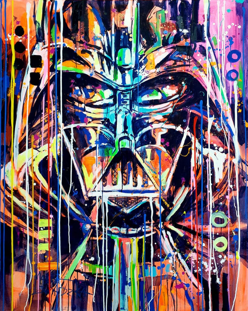 Marta Zawadzka b217 Darth vader 120x150cm