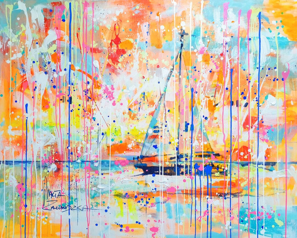 Marta Zawadzka b257 sunny cruise 150x120cm 47.2x59in