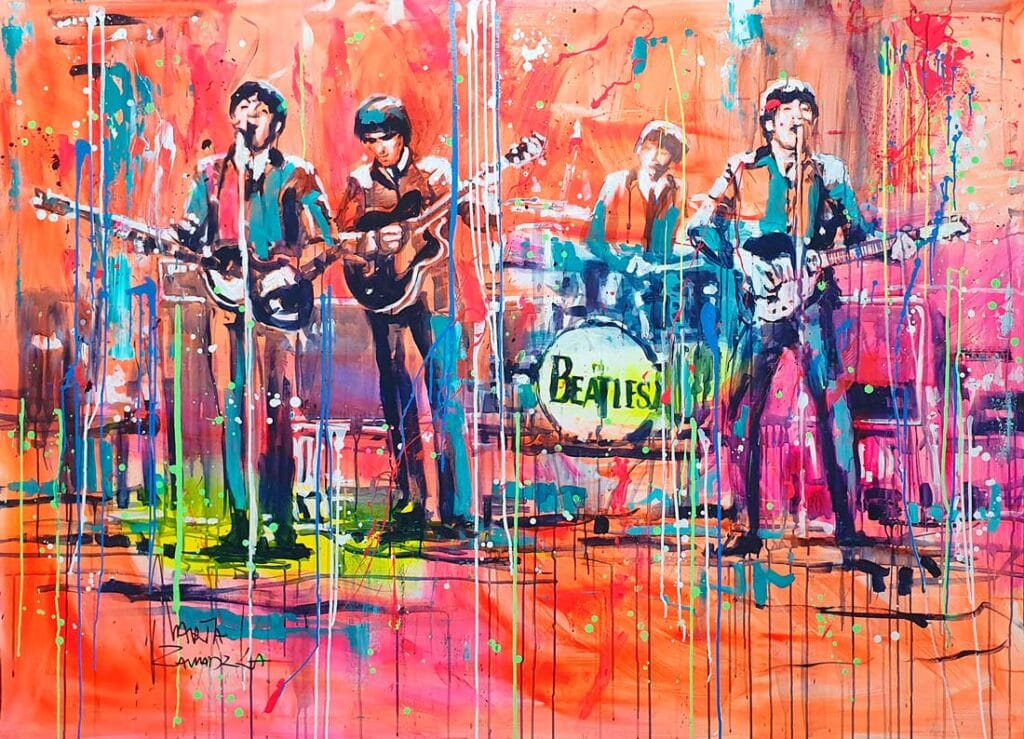 Marta Zawadzka d90 The Beatles 180x130cm