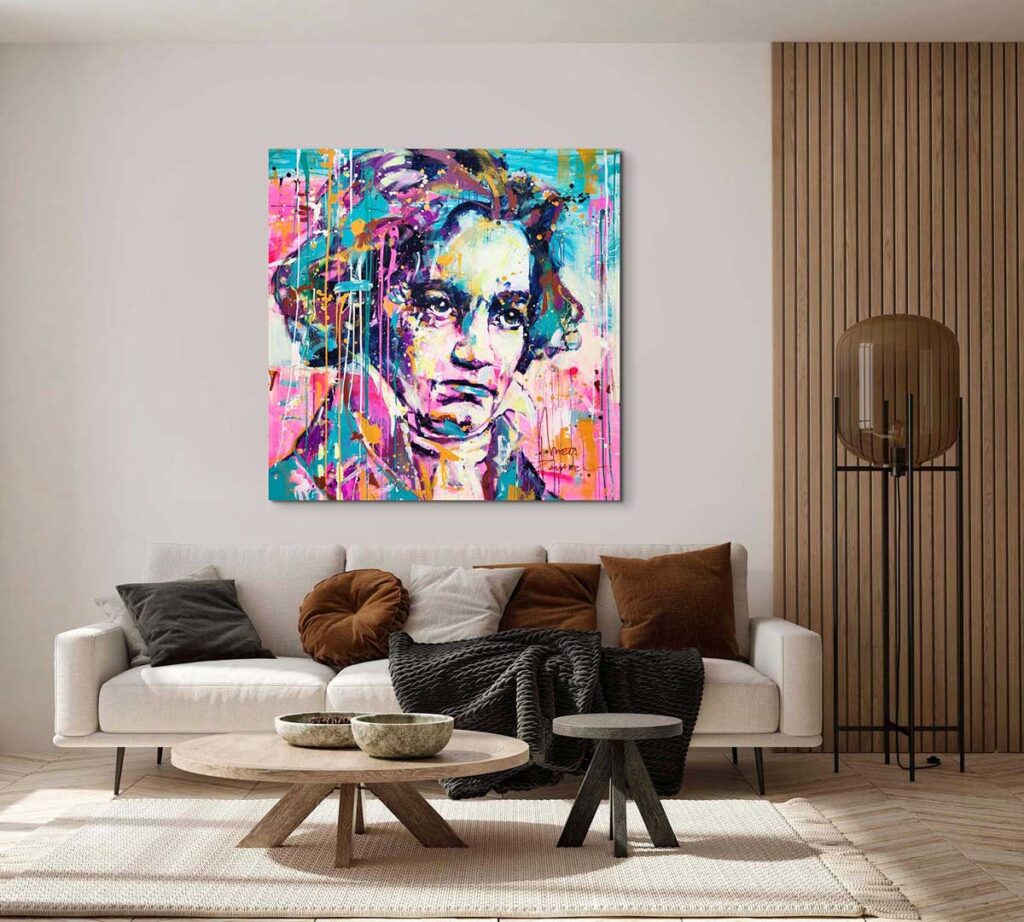 Marta Zawadzka d96 Ludwig van Beethoven 130x130cm a