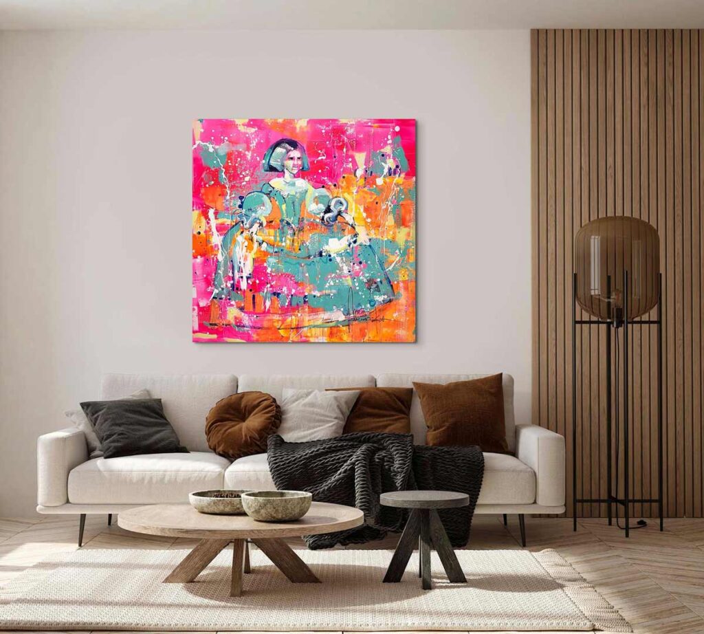 Marta Zawadzka e37 infanta in pink 120x120cm a