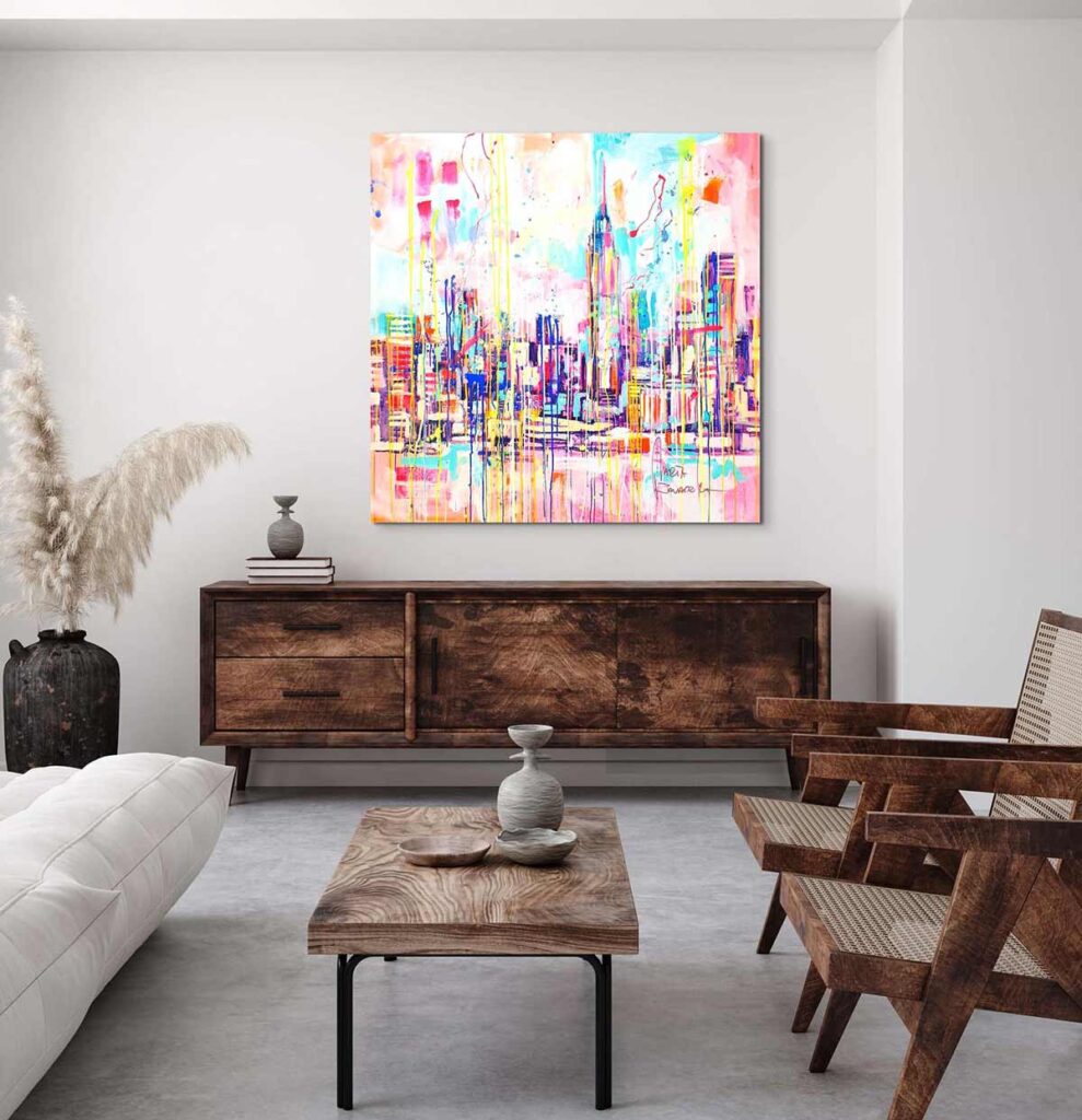 Marta Zawadzka e58 New York dream 140x140cm a