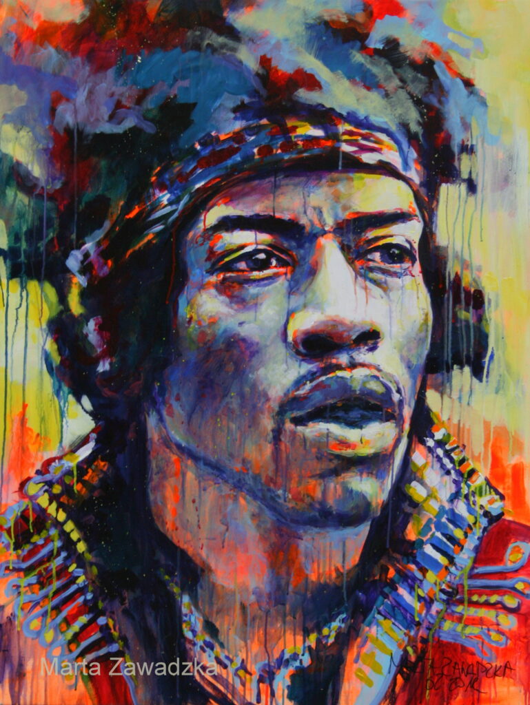 150 92x120cm,Jimi H , Marta Zawadzka podpis