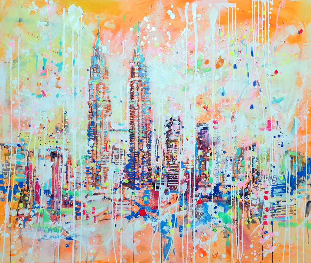 Marta Zawadzka E185 Kuala Lumpur 130×110 cm 2024