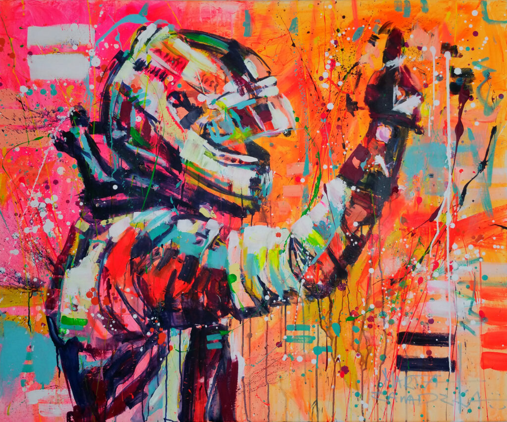 Marta Zawadzka a131 sebastian vettel120x100cm 8,2016