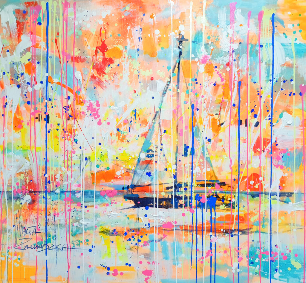 Marta Zawadzka b257 sunny cruise 130x120cm 06,2021 kopia