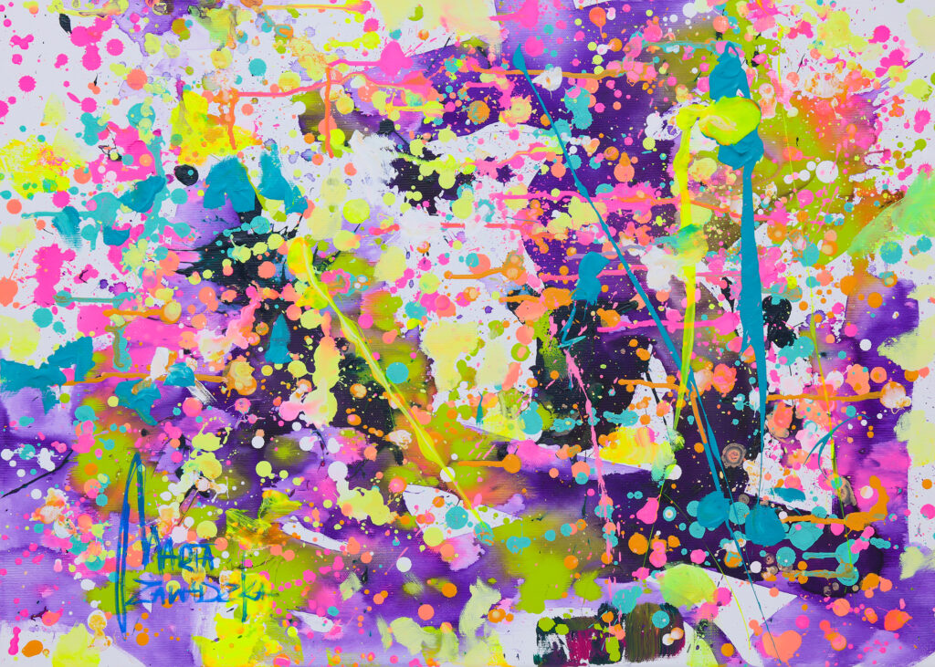 Marta Zawadzka c108 purple evening 50x70cm 2022