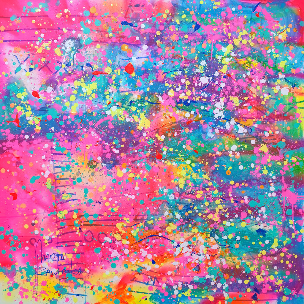 Marta Zawadzka c122 dream avenue 100×100 cm 2022