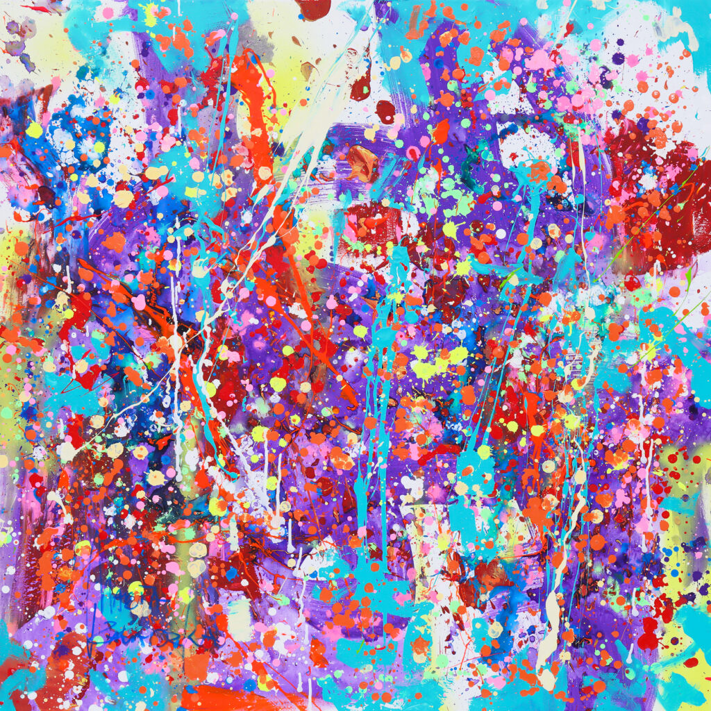 Marta Zawadzka c162 Lapis lazuli melody 90x90cm 2022