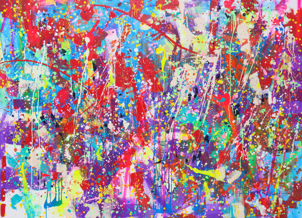Marta Zawadzka c163 purple melody 130x180cm 2022