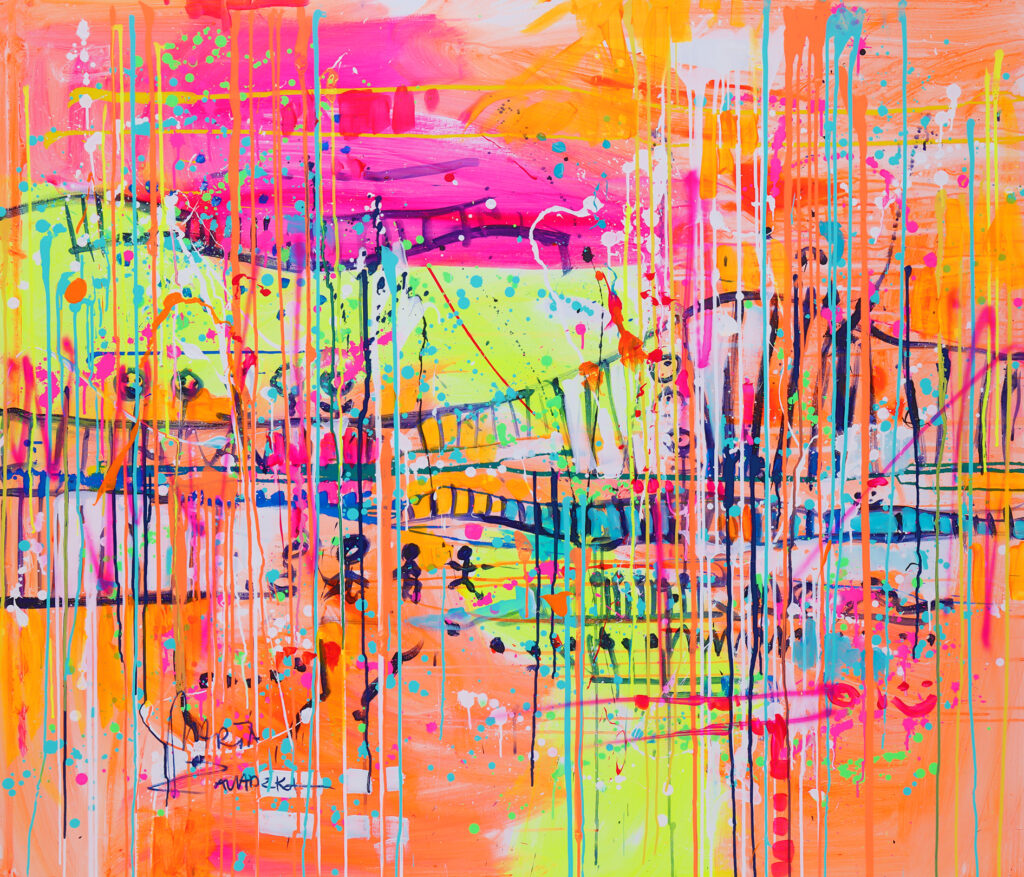 Marta Zawadzka c21 ladder 140x120cm 55.1×47.2in 08,2021
