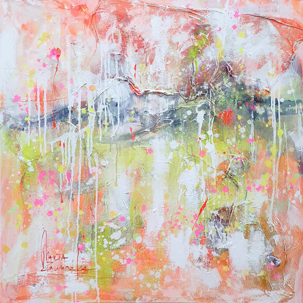 Marta Zawadzka d100 mountain spring 100x100cm 2023