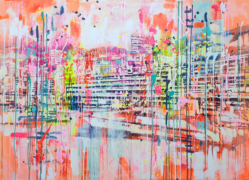 Marta Zawadzka d106 Monaco, Port Hercules 180x130cm 2023