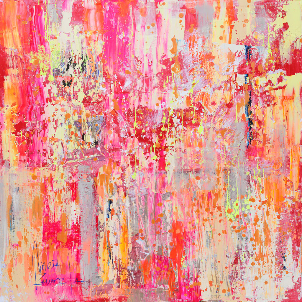 Marta Zawadzka d21 colors of love 130x130cm 2022