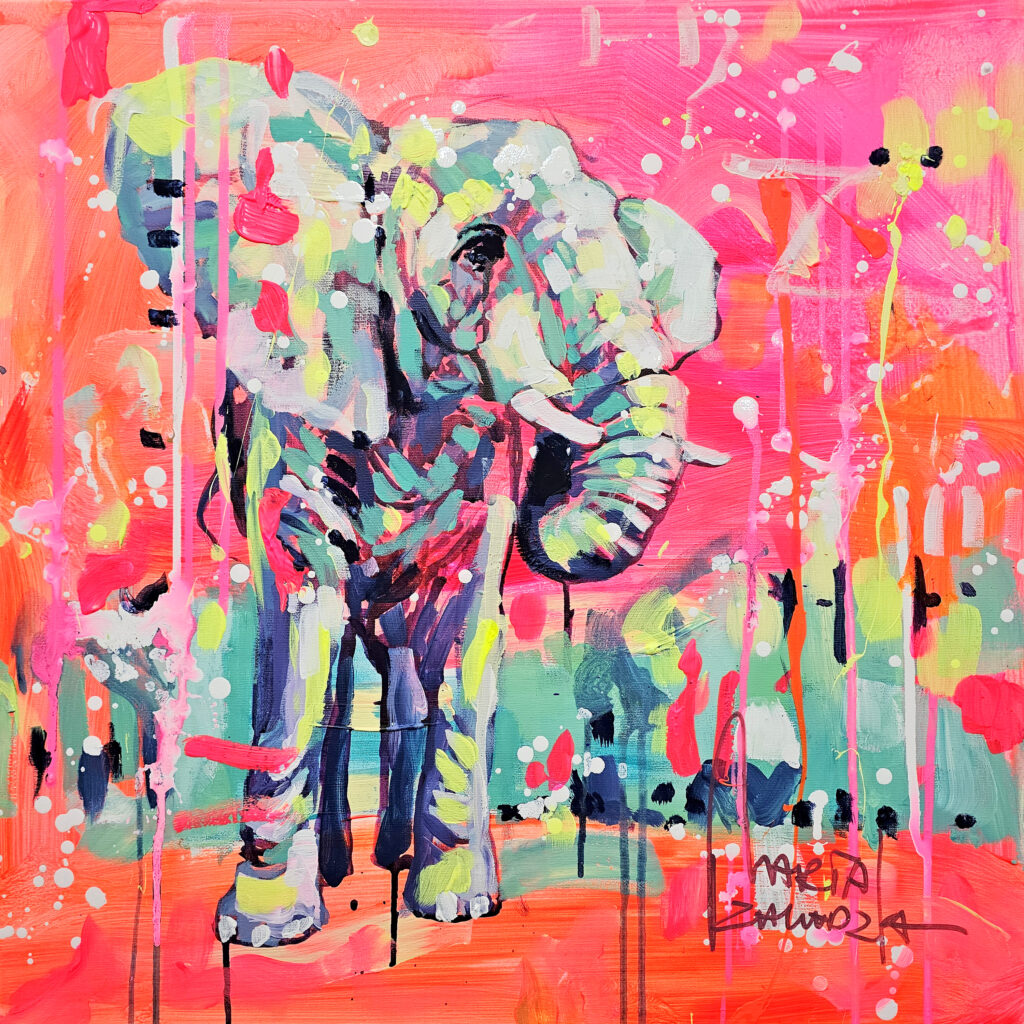 Marta Zawadzka e104 Blue 60x60cm 2024