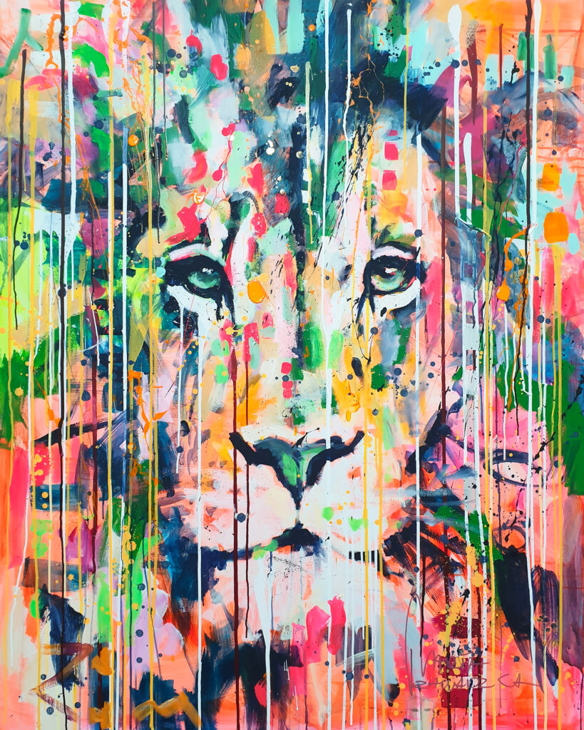 Marta Zawadzka e112 Colorful Courage 120x150cm 2024