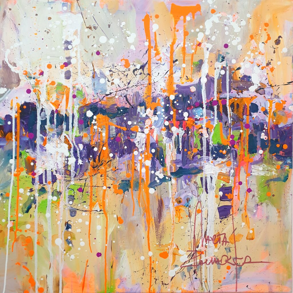 Marta Zawadzka e122 purple forest 70x70cm 2024