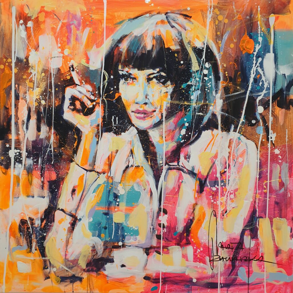 Marta Zawadzka e152 Evening with Mia 100x100cm 2024