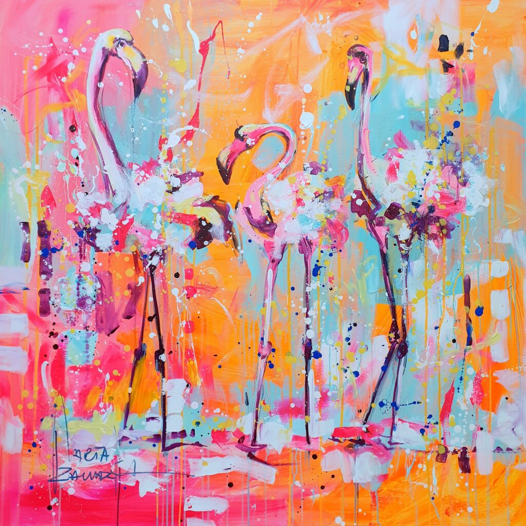 Marta Zawadzka e158 Pink Runway 130x130cm 2024