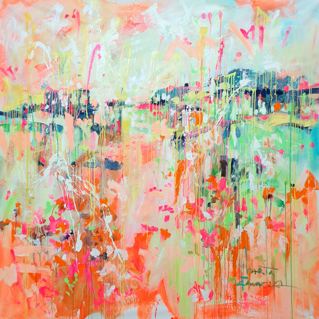 Marta Zawadzka e166 fields of memories 200×200 cm 2024