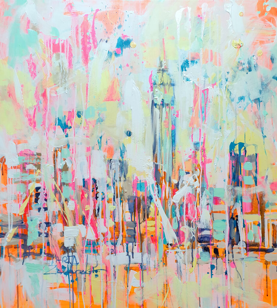 Marta Zawadzka e175 New York Awaken 90x100cm 2024
