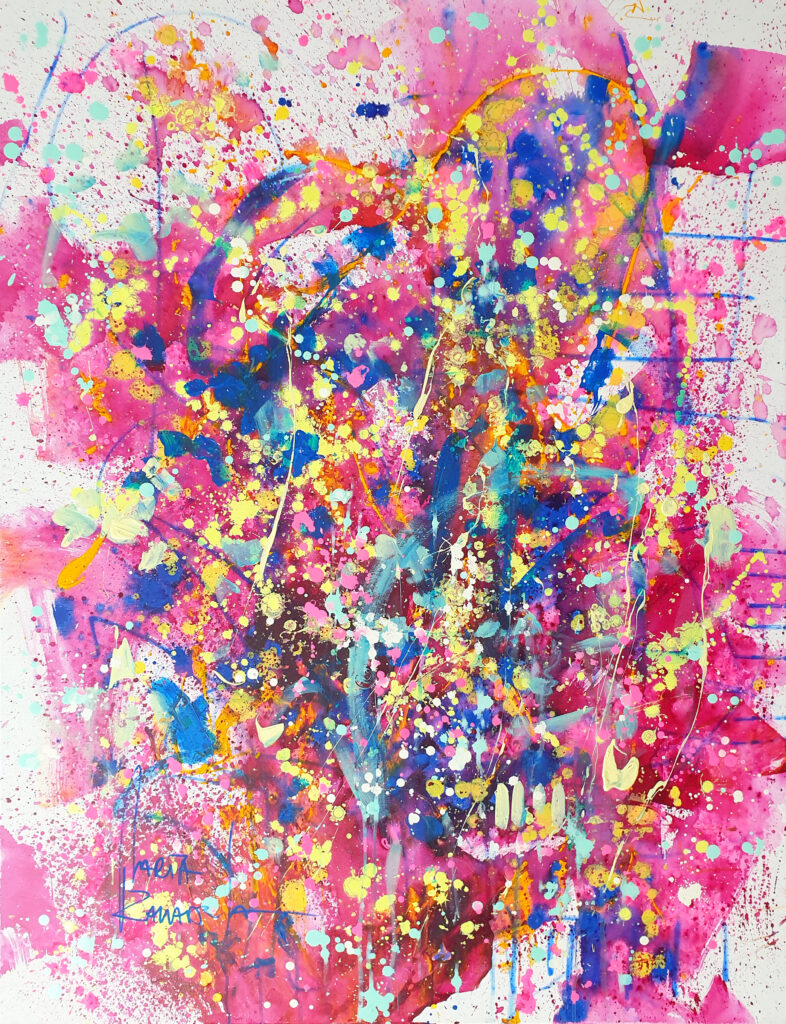 Marta Zawadzka e205 Flowers of Joy 89x116cm 2025