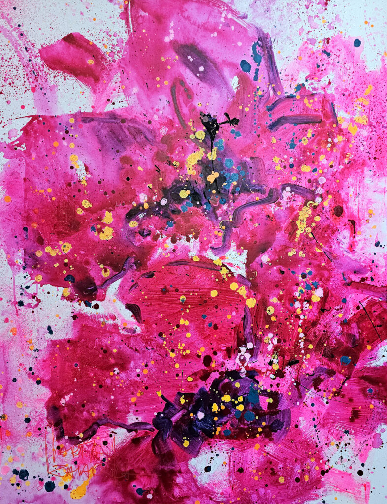 Marta Zawadzka e230 Velvet Bloom 89x116cm 2025