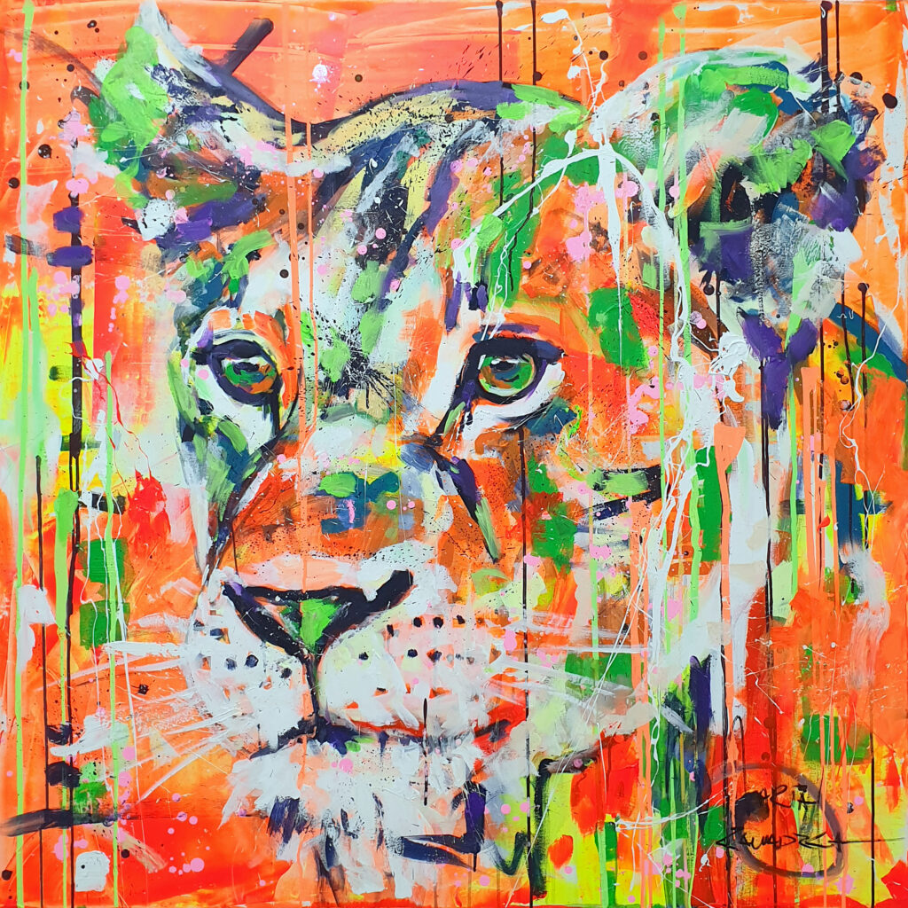 Marta Zawadzka e43 Wild Elegance 120x120cm 2023