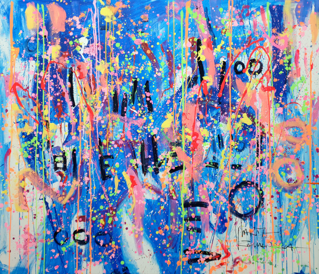Marta Zawadzka e49 dancing in the rain 140x120cm 2023