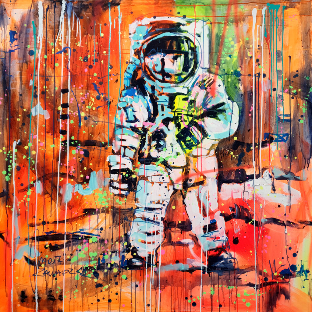 Marta Zawadzka e51 Eternal Footprints 130x130cm 2023