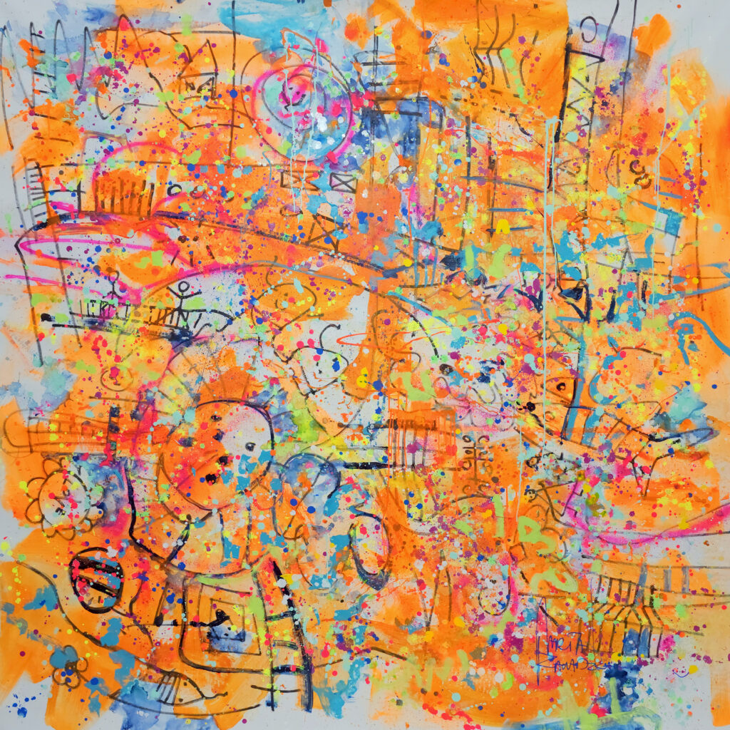Marta Zawadzka e59 happy street200x200cm 2023