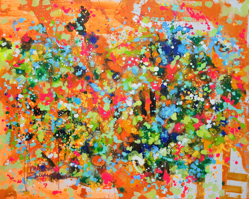 Marta Zawadzka e62 Euphoric Palette 100x80cm 2023
