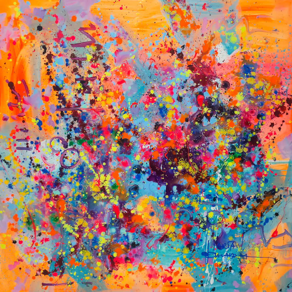 Marta Zawadzka e63 dance of joy 120x120cm 2023