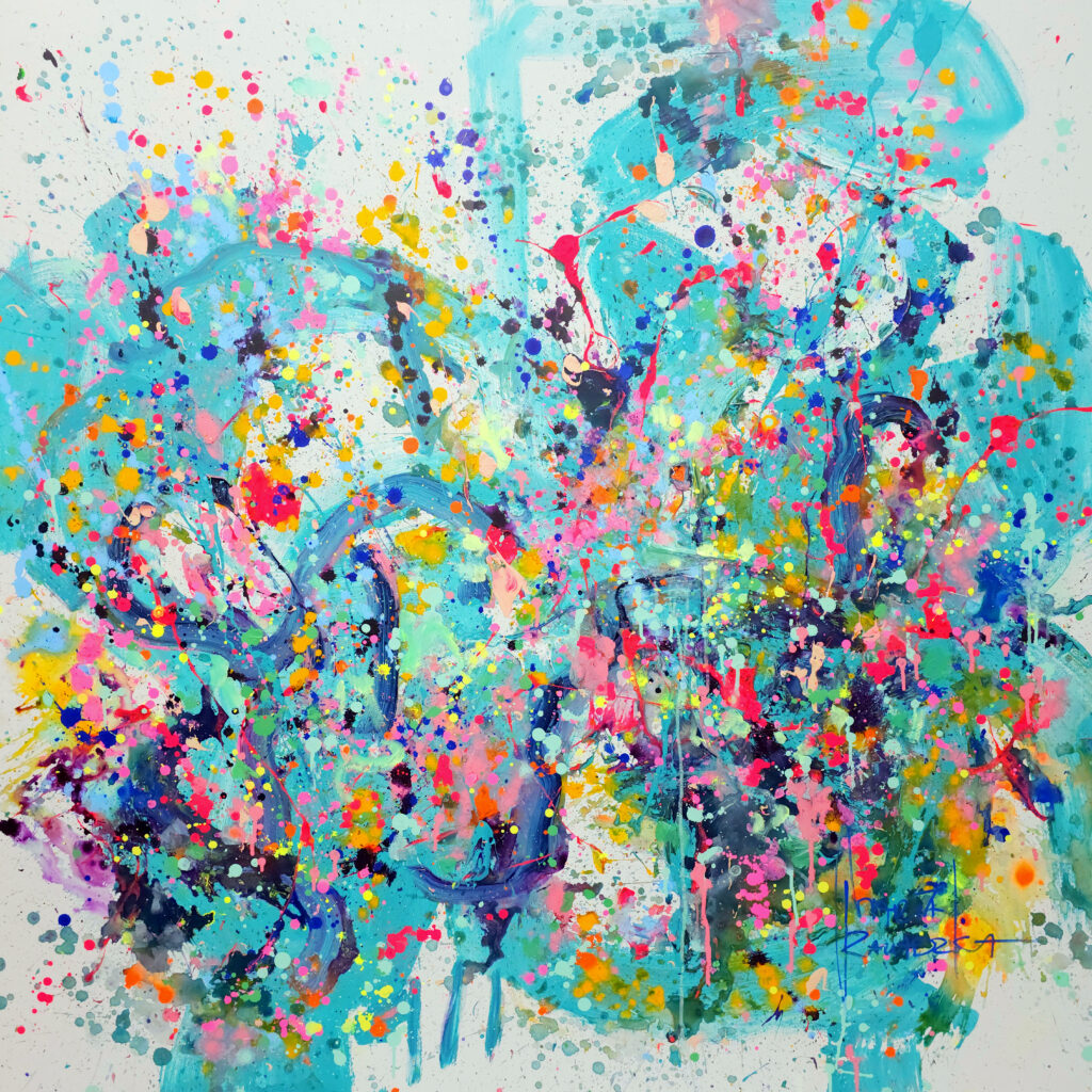Marta Zawadzka e66 Dream Flower 130x130cm 2023