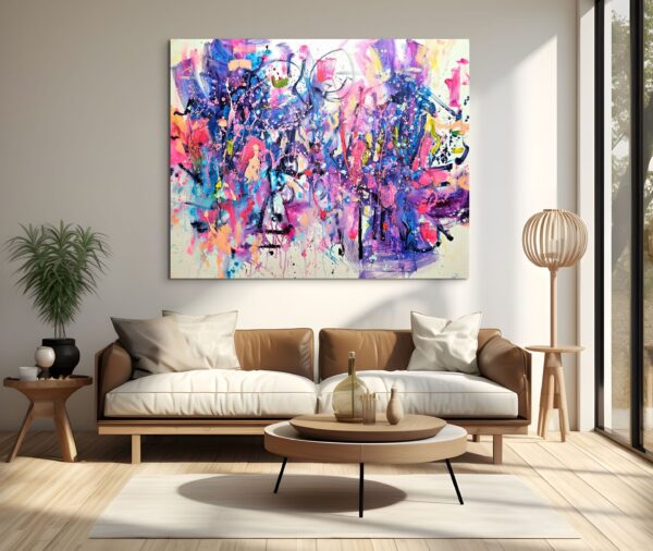 marta zawadzka e254 water flowers 150x120cm-custom Water Flowers