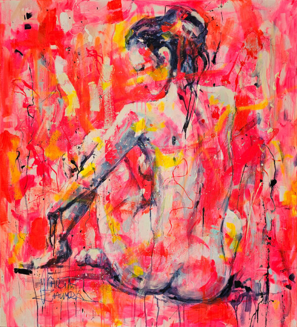 Marta Zawadzka e264 In Red 100x110cm 2026 In Red