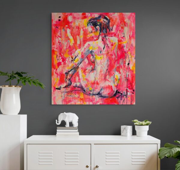 marta zawadzka e264 in red 100x110cm 2026-full In Red