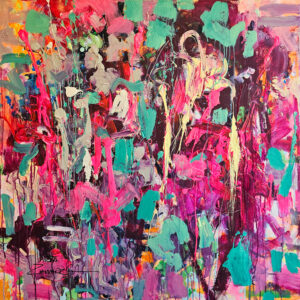 Marta Zawadzka e281 Treasure Chest 100x100cm 2026 Treasure Chest Painting